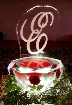 Ice Bowl Etched Letter